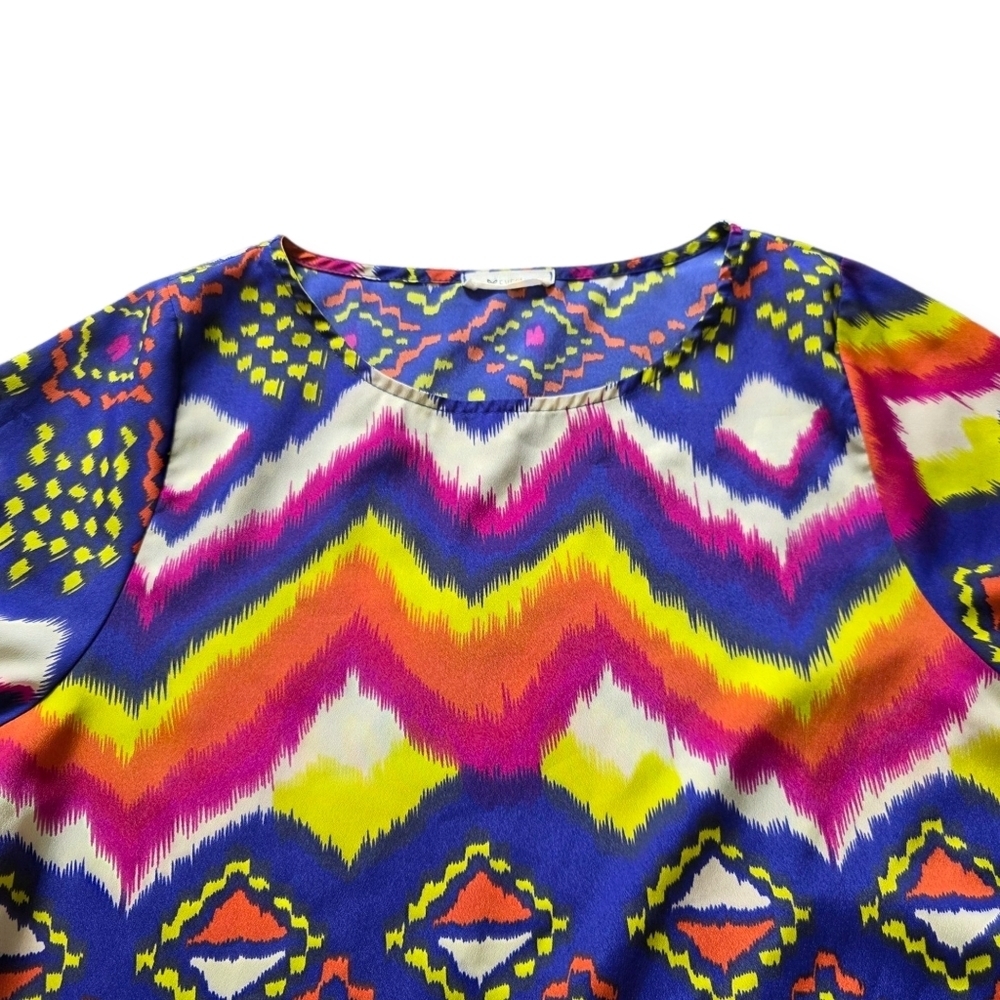 EVERLY Anthrpologie Women's Geometric Tunic Shift Dress, Size Small - Picture 3 of 7